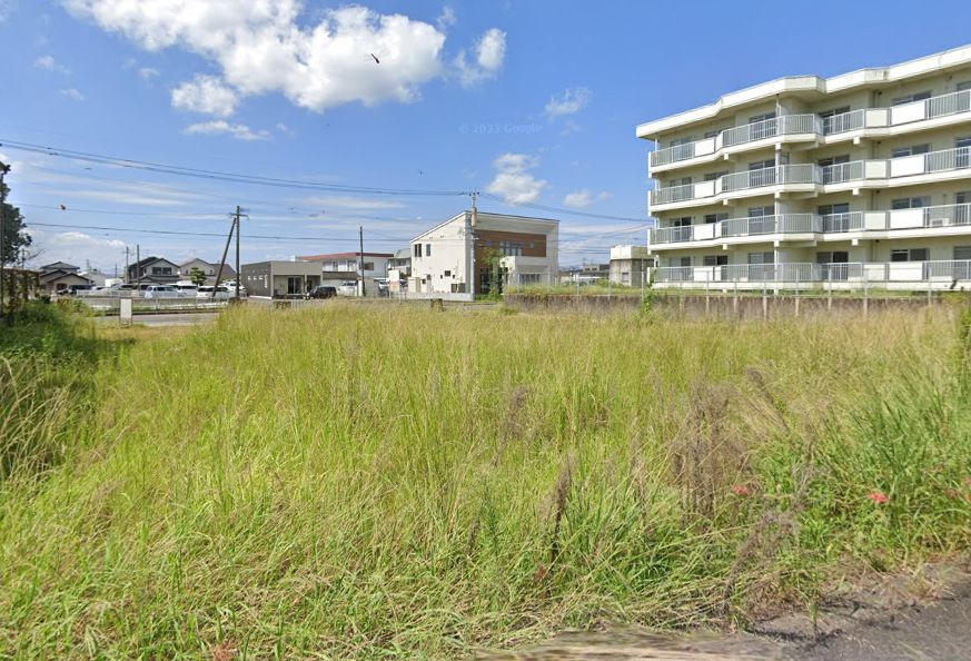都城市花繰町の売地の外観