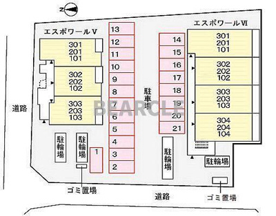 【区画図】 | エスポワールⅤ