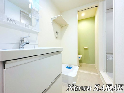 【洗面所】 | ハーモニーテラス高道町Ⅵ | ゆったりとスペースのある洗面所