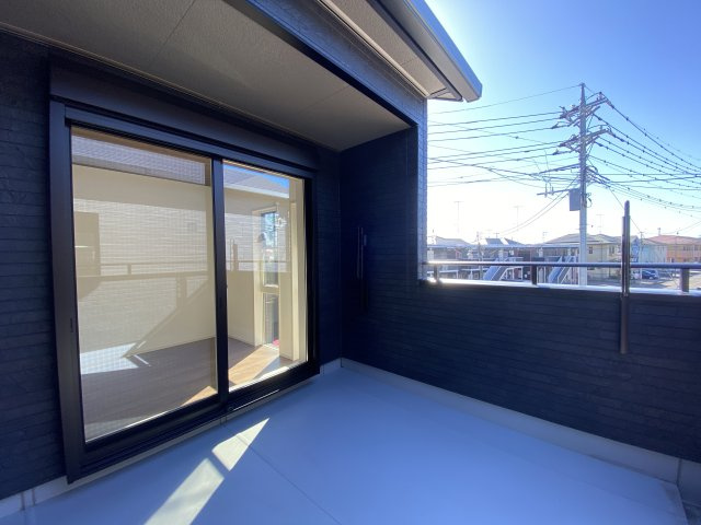 【バルコニー】 | 行田市深水町Ⅱ　戸建住宅 | ≪4号棟≫
現地(2024年1月撮影)