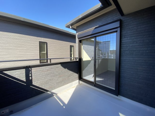 【バルコニー】 | 行田市深水町Ⅱ　戸建住宅 | ≪4号棟≫
現地(2024年1月撮影)