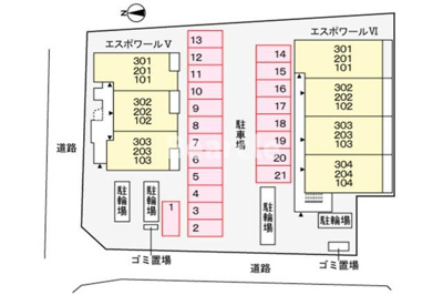 【区画図】 | エスポワールⅥ