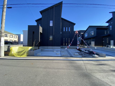 【外観】 | 行田市藤原町　戸建住宅 | ≪1号棟≫
現地(2024年1月撮影)