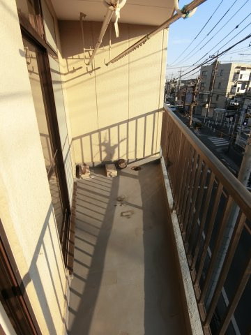 長瀬ビルのバルコニー