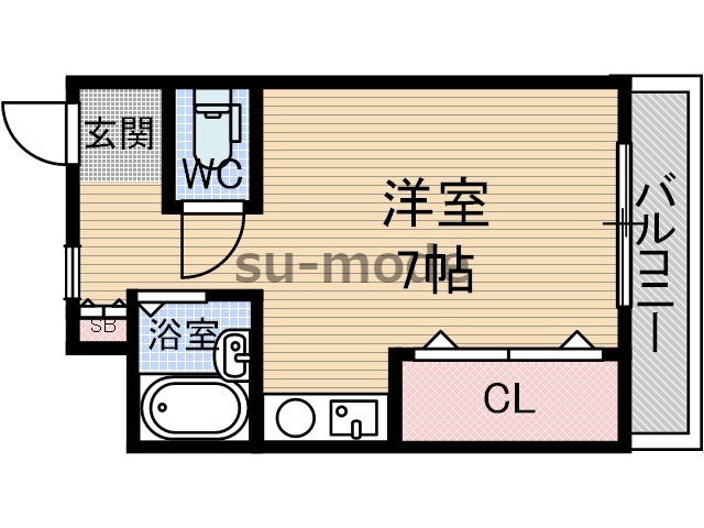 アンフィニィ橋の内Ⅲの間取り