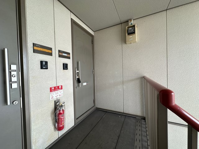 シャーメゾン桜　A棟のエントランス