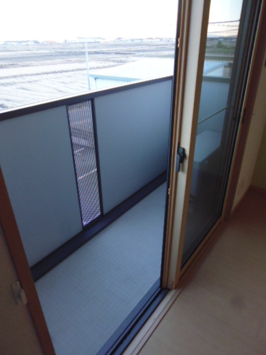 グランド ソレーユ　Bのバルコニー