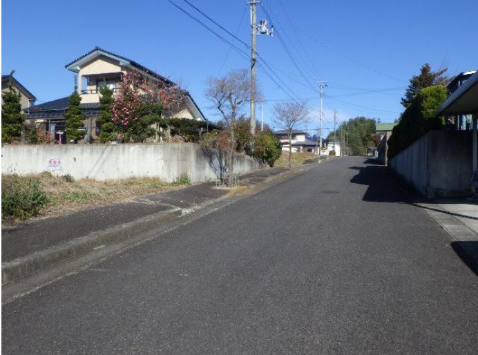 白河市大信中新城字赤坂　住宅用地の外観