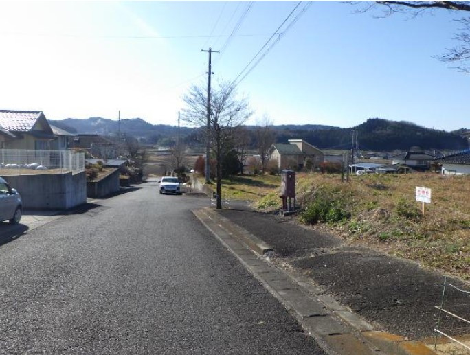 白河市大信中新城字赤坂　住宅用地の外観