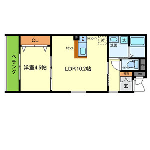 【間取り】 | ベリーハイム今津 | 間取り図