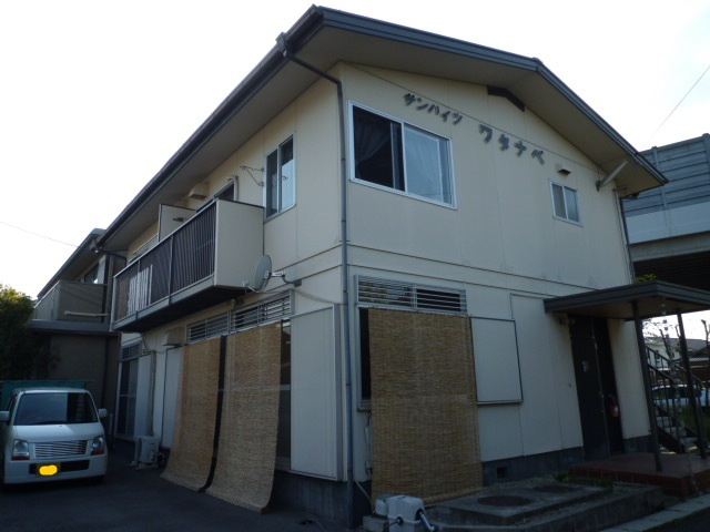 倉敷市亀山のアパートの外観