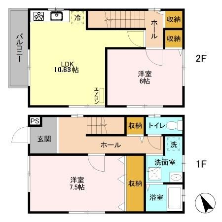 ラフィーネ(東みずほ台)Cの間取り