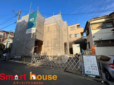 【外観】 | 大和市福田新築1棟　並列2台駐車可　18帖LDK　学区：柳橋小学校・引地台中学校