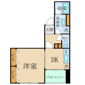 アンプルールフェールスリーズの間取り