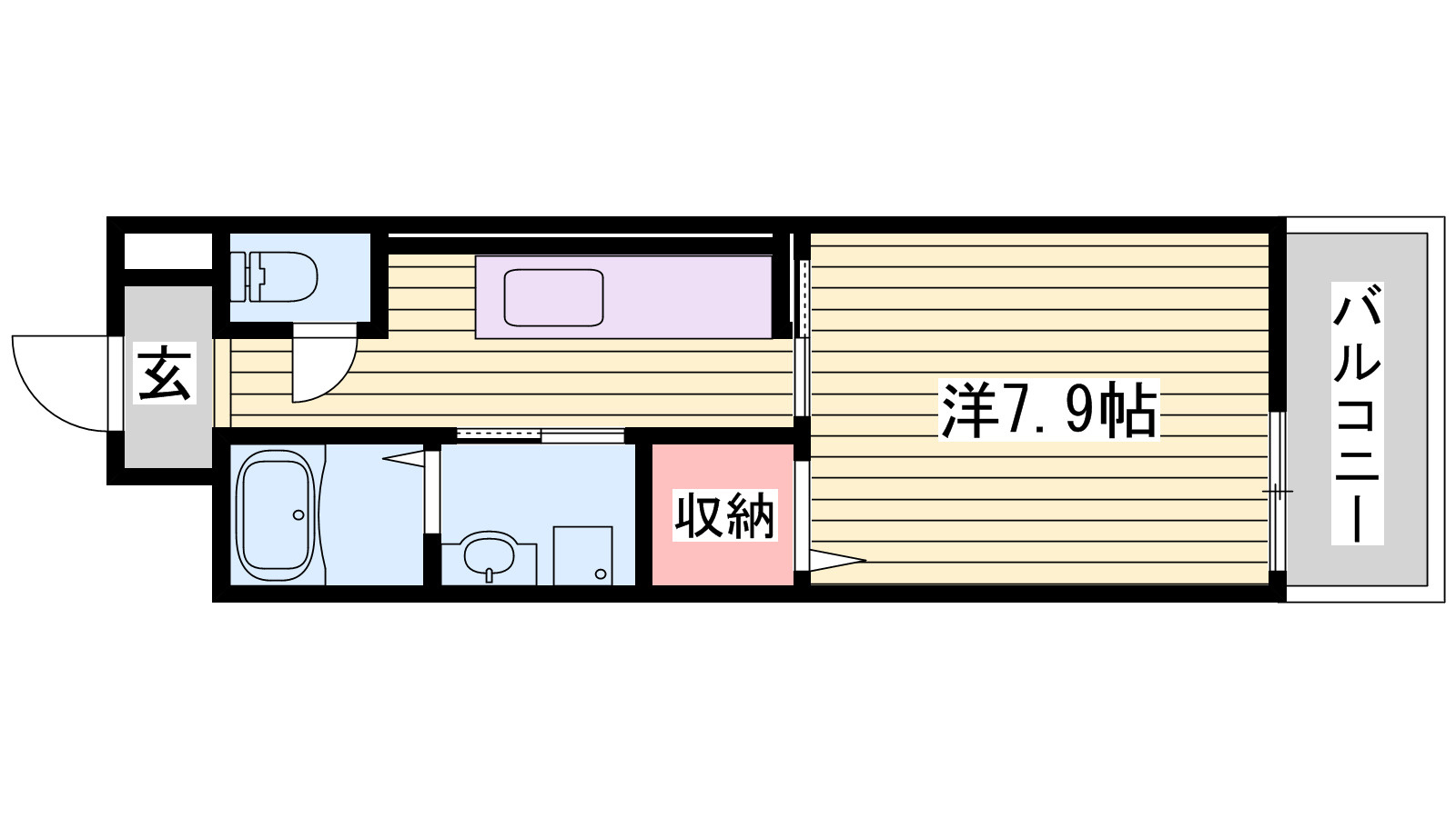 プラサーダ朝霧の間取り