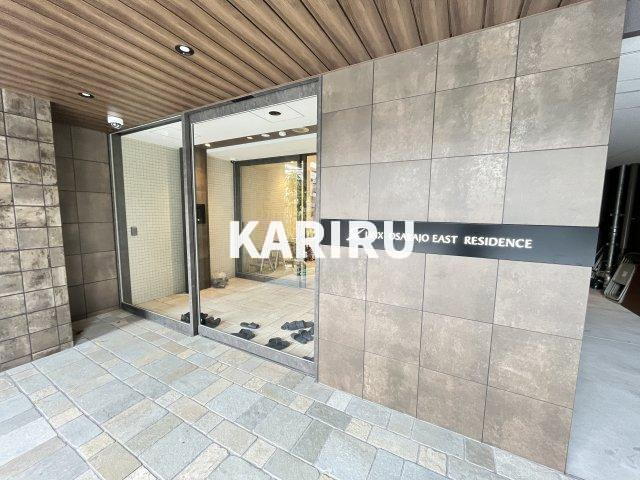 リンクス大阪城EASTレジデンスのエントランス|清潔なエントランスです