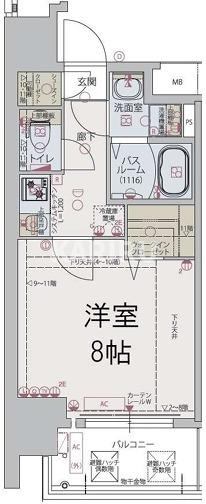 リンクス大阪城EASTレジデンスの間取り