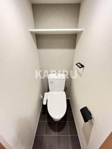 リンクス大阪城EASTレジデンスのトイレ|シンプルで使いやすいトイレです