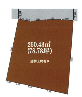 【土地図】 | 山口町船坂913-3土地