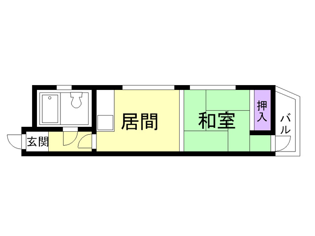 めぐみマンションの間取り