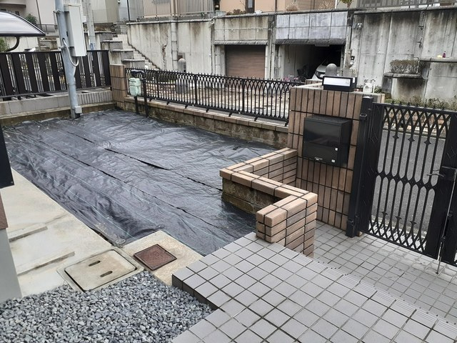 いぶき野一丁目戸建ての庭