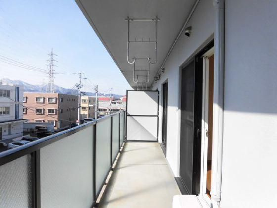 PurpleStone　Ⅱのバルコニー