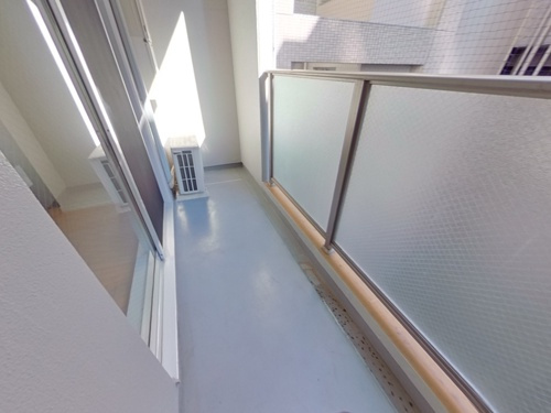 熊本市中央区草葉町の賃貸マンションのバルコニー
