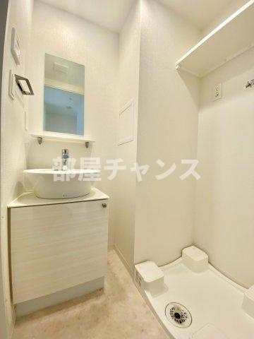 エスリード金山リュクスの独立洗面台