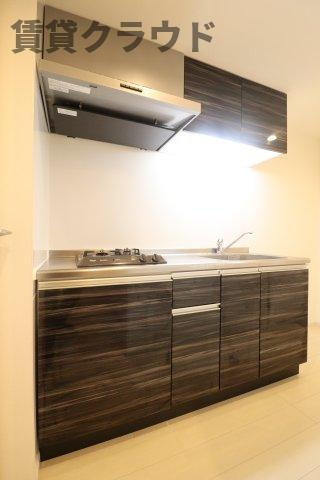 リブリ・八幡のキッチン|使いやすい洗面所です