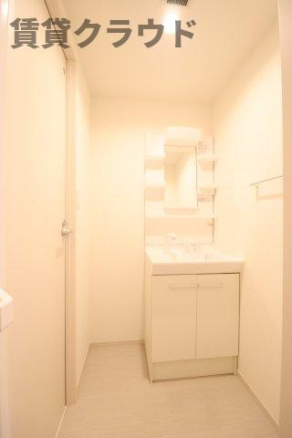 リブリ・八幡の洗面所|朝の準備に活躍する、洗髪洗面化粧台！