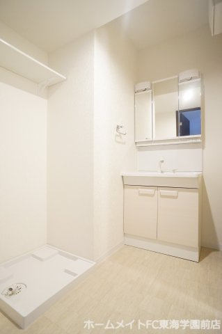 熊本市東区長嶺南２丁目の賃貸マンションの独立洗面台