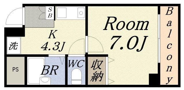 【間取り】 | アミューズ千代崎