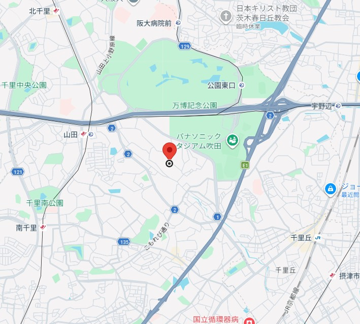 PastoralCourtSenriの地図