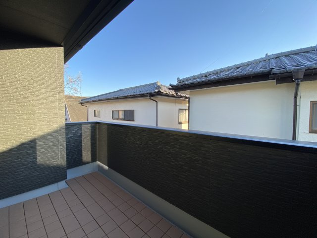 【バルコニー】 | 東松山市小松原町　戸建住宅 | ≪2号棟≫
現地(2024年2月撮影)