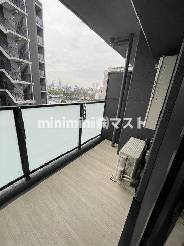 アプリーレ阿波座南のバルコニー