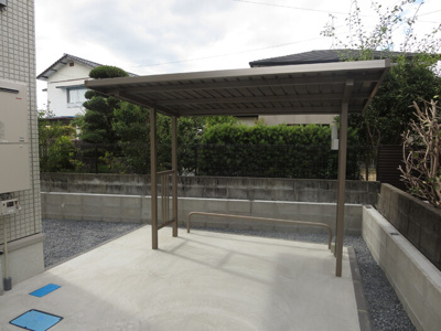 【外観パース】 | ブランピエール サカエ | 【ブランピエール サカエ】駐輪場