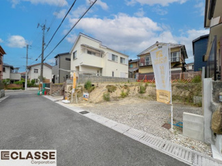 【前面道路含む現地写真】 | 宇治市木幡平尾　売土地　建築条件無し