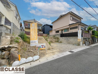 【前面道路含む現地写真】 | 宇治市木幡平尾　売土地　建築条件無し