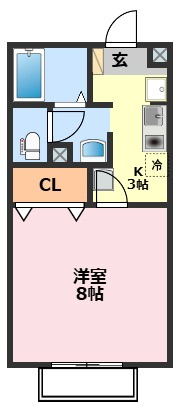 フォンテあけぼのの間取り