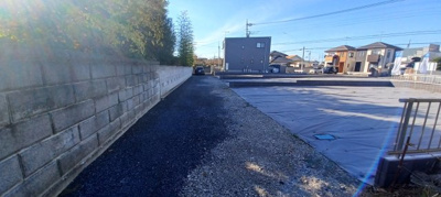 【前面道路含む現地写真】 | 本庄市見福４丁目1290万　C区画　土地