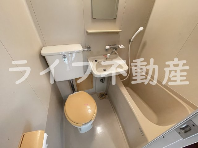 サンハイツたかだの浴室|ゆったり過ごせるお風呂です