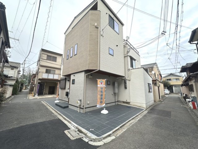 【前面道路含む現地写真】 | 壬生高樋町　築後未入居 | 朱雀第三小学校徒歩5分、松原中学校徒歩13分の通学に便利な立地です♪