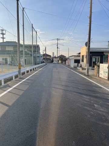 郡山市横塚１期　全２棟の前面道路含む現地写真