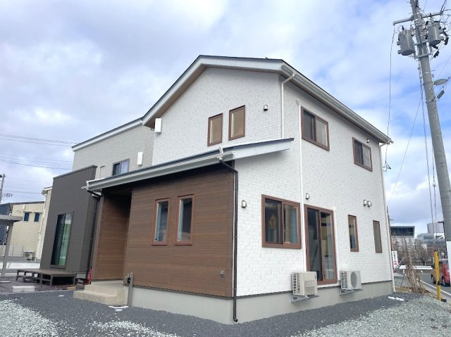 山形市落合建売住宅の外観|山形市落合建売住宅。内覧予約受付中です！