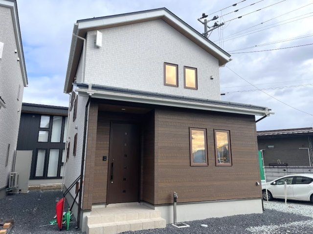 山形市落合建売住宅の外観|現地外観写真。ご予約受付中です！