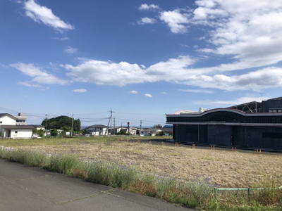 【前面道路含む現地写真】 | 榛東村長岡事業用地