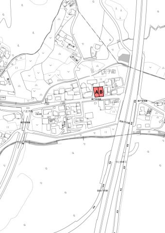 2区画分譲地　瀬戸市八王子町　A区画の地図