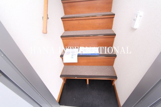 レオパレスウエストグリーンリバーの玄関