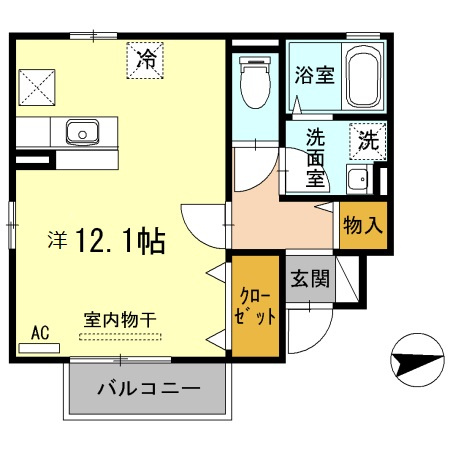 セジュールさくらDGの間取り