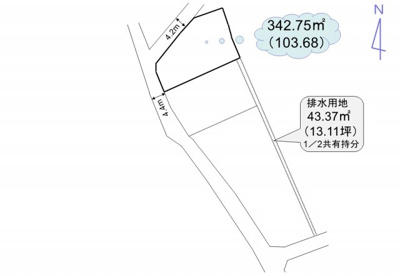 【区画図】 | 乙房町 380万円